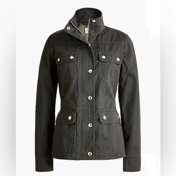 J. Crew Jackets & Blazers - J.Crew Resin-coated twill field jacket-size XXS